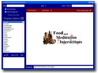 Food-Medication Interactions Windows PC Software